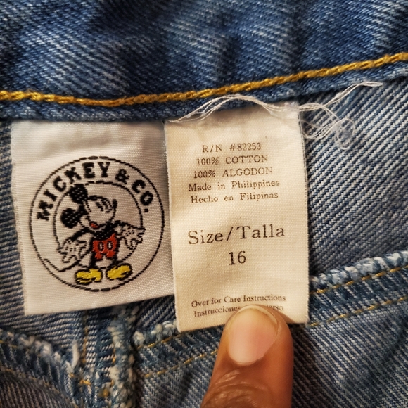 vintage Mickey & Co Jeans size Youth 16 - Picture 10 of 11